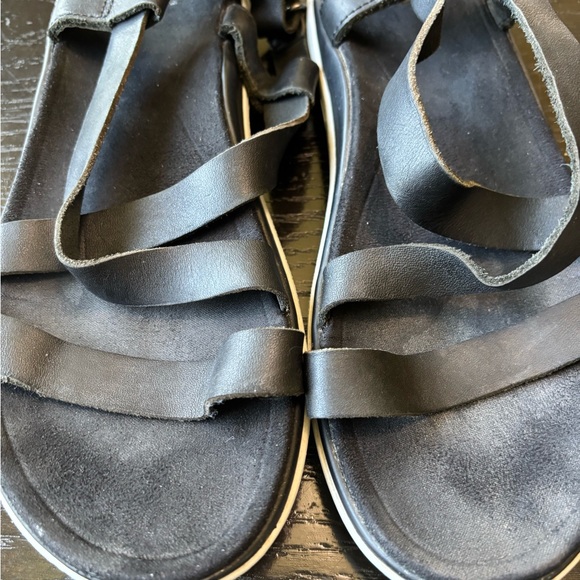 Teva Black Minimalist Sandals with  Straps Women’s Size 9 - Picture 8 of 9